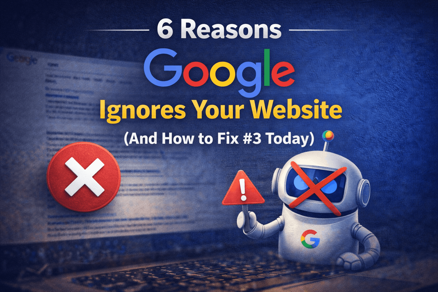 6 Reasons Google Ignores Your Website (And How to Fix #3 Today)